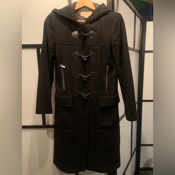 MICHAEL KORS Wool Duffel Coat 😍🧥🍁 - Picture 2 of 6